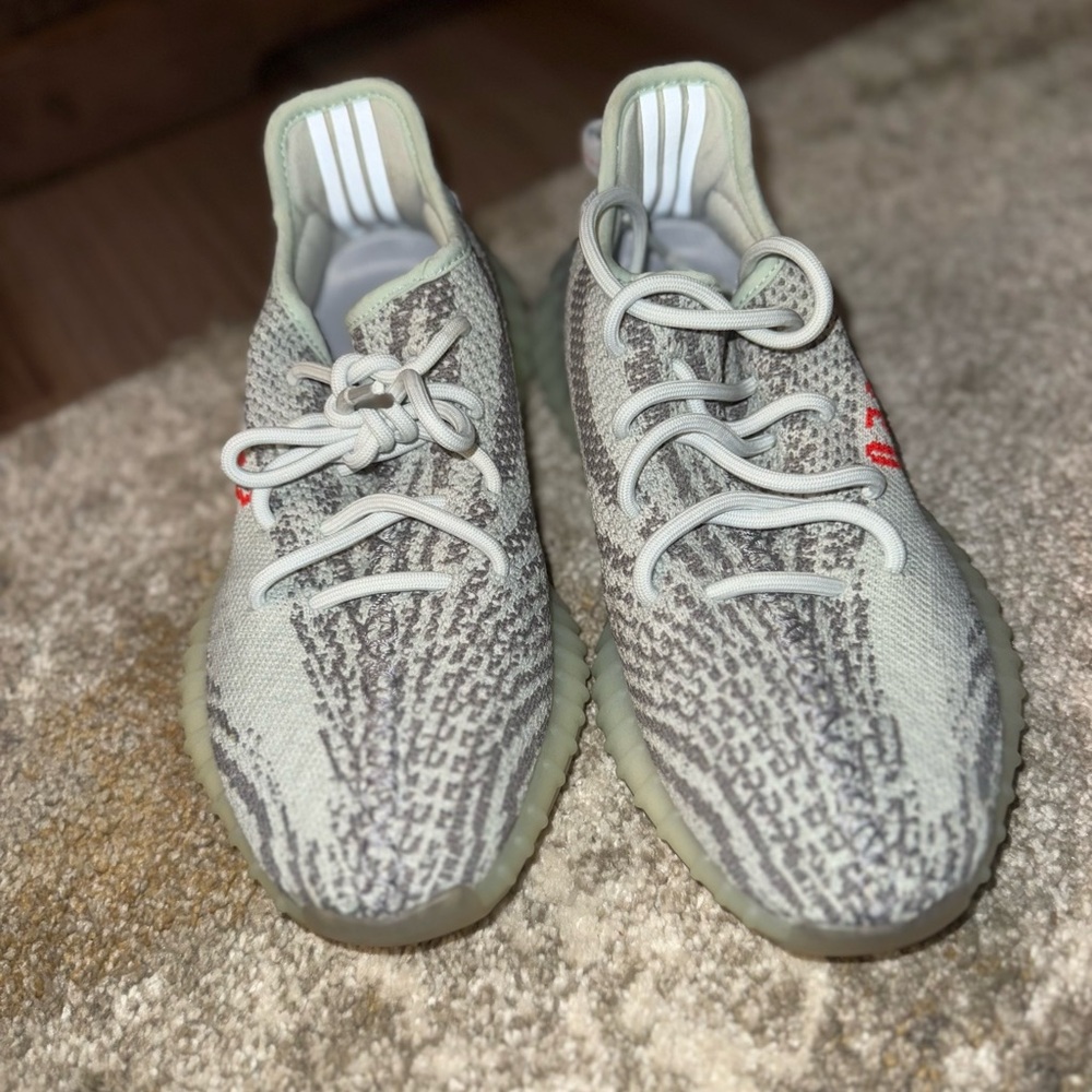 Yeezy blue and grey men’s 5.5 Shoes
